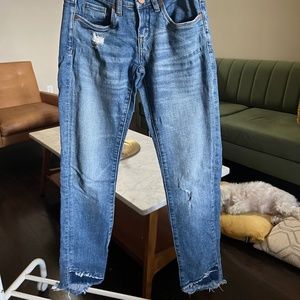 BLANKNYC Low-Rise Straight Leg Jeans